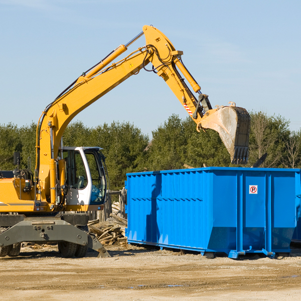 can i request a rental extension for a residential dumpster in Belle Rive